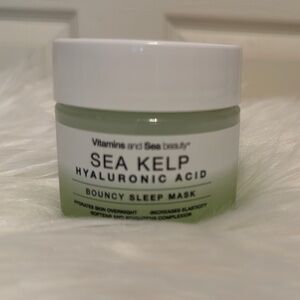 VITAMINS AND SEA BEAUTY Bouncy Sleep Mask with Sea Kelp + Hyaluronic Acid NEW